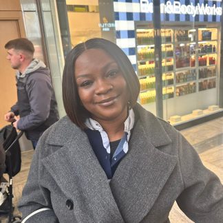 BROWN TIP - short bob wig